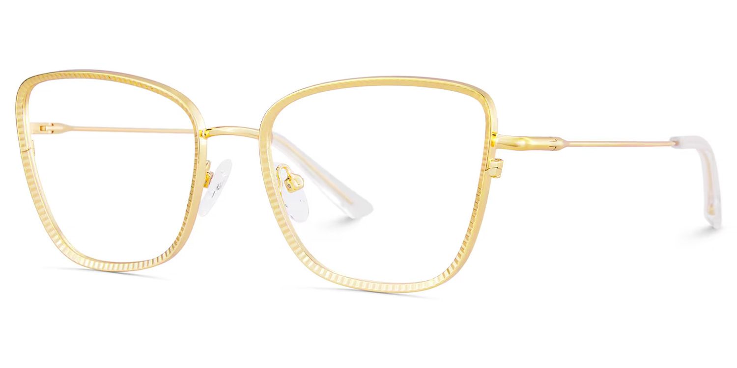 Square Metal Frame Glasses3