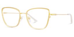 Solimar Square Gold Glasses3