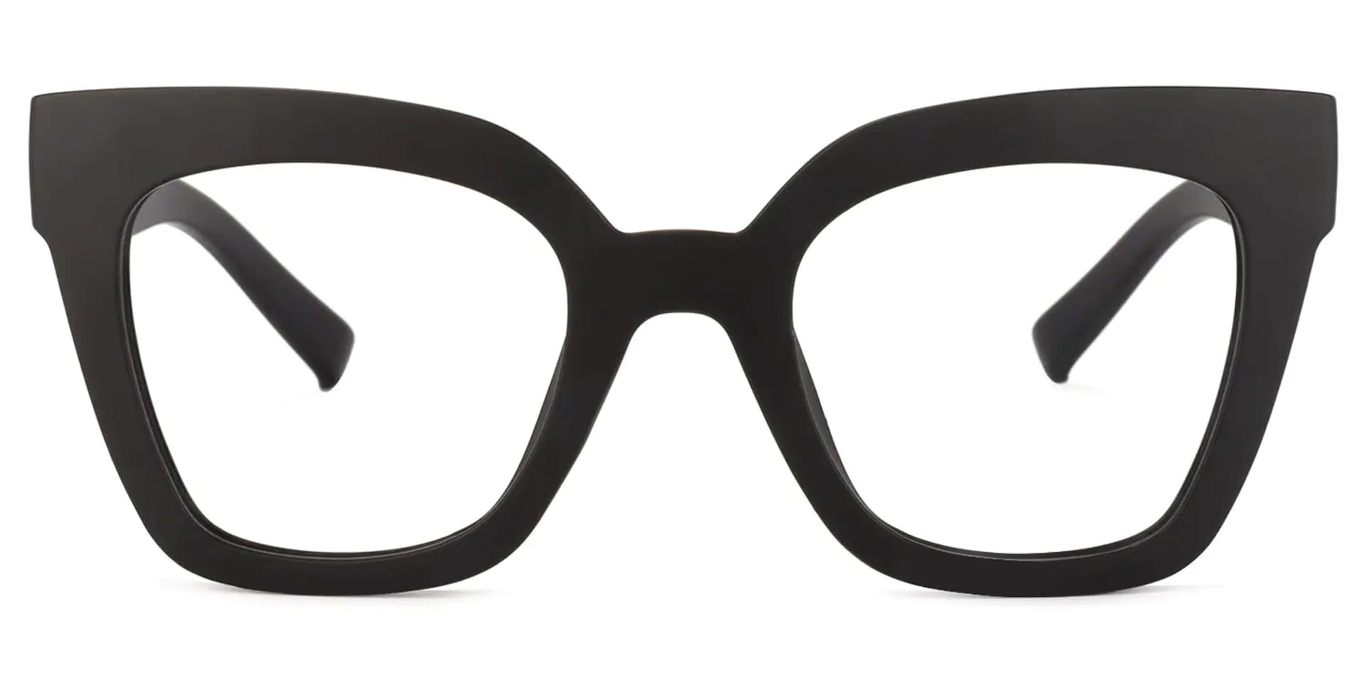 Malcolm Square Matte Black Glasses with Prescription0