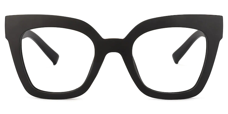 Malcolm Square Black Glasses
