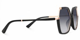 Alexia Black Square Sunglasses2