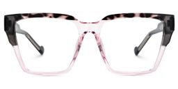Crozier Square Pink Glasses0