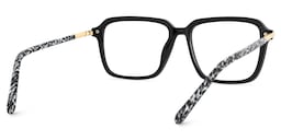 Numn Rectangle Black Glasses5