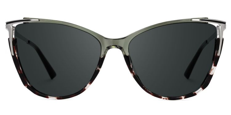 Yomary Cateye Two-Tone Glasses