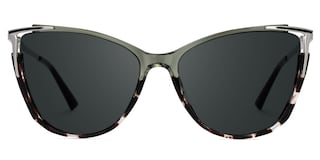 Yomary Cateye Two-Tone Glasses0