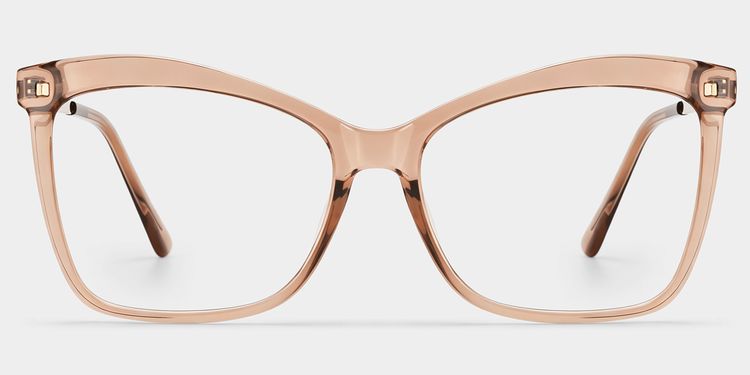 Isaebella Beige Butterfly Glasses