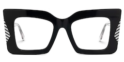 Cohen Square Black Glasses0
