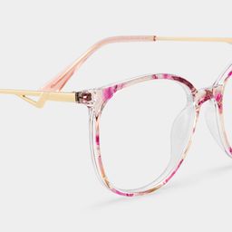 Chanty Pink Round Glasses5