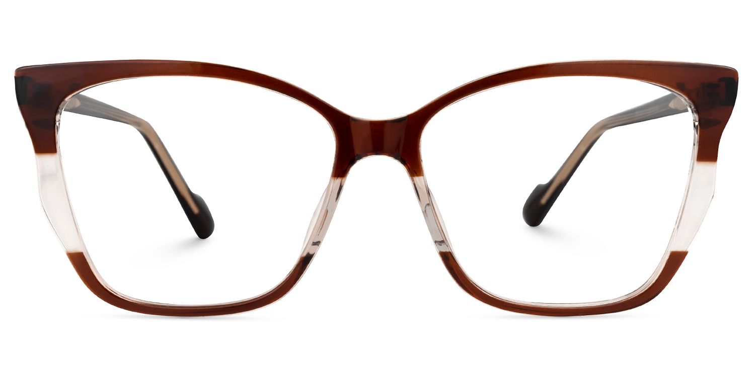 Cateye Gianna Brown Glasses deals -Zeelool Glasses0