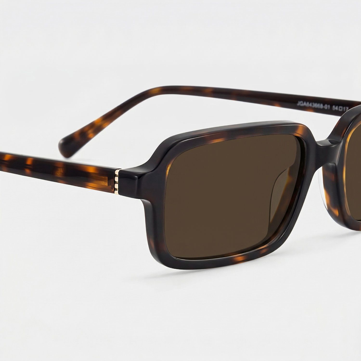 Danielle Rectangle Tortoise Prescription Sunglasses | ZEELOOL
