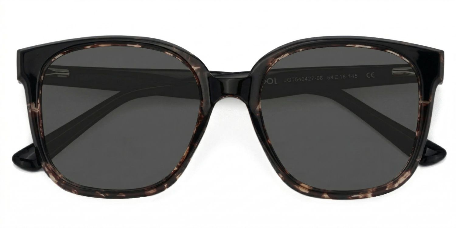 Siner Havana Square Polarized Sunglasses for Driving | ZEELOOL1