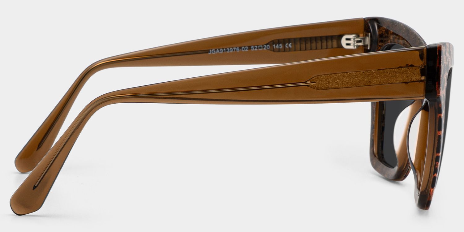 Designer Ansyah Cat Eye Leopard Print Frame Sunglasses5