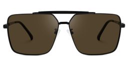 Alford Aviator Black Glasses0