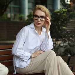 Lana Black Square Glasses7
