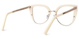 Brewer White Cat eye Glasses3