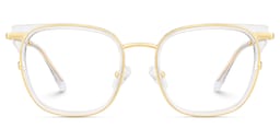 Cameron Square Crystal Gold Glasses1