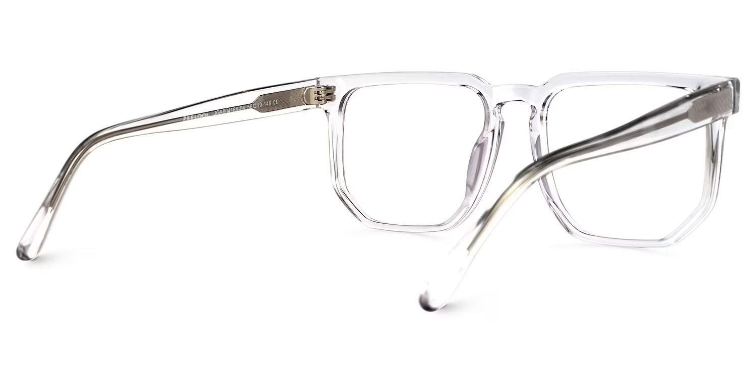 Matherne Square Clear Glasses | ZEELOOL Canada3