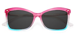 Isaebella Butterfly Pink Blue Sunglasses1
