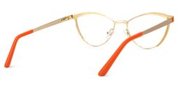 Sydney Cat Eye Orange Glasses3