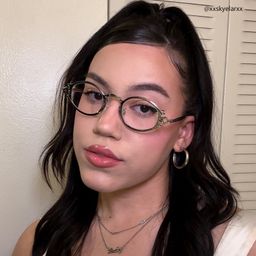 Serena Oval Silver Glasses4