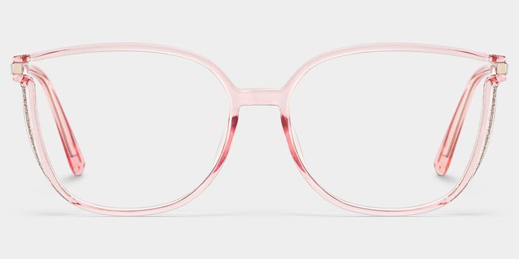 Rodz Flesh-Pink Square Glasses