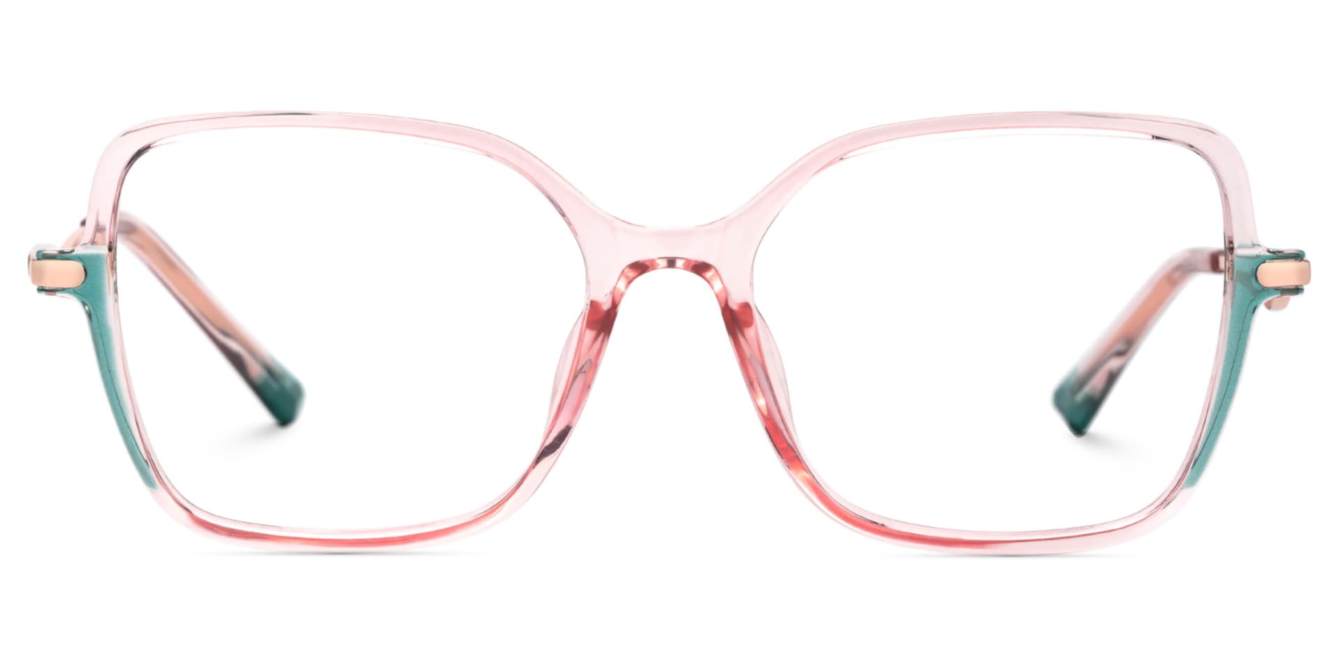 Rendon Square Pink Glasses0