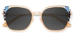 Murcia Square Beige Sunglasses1
