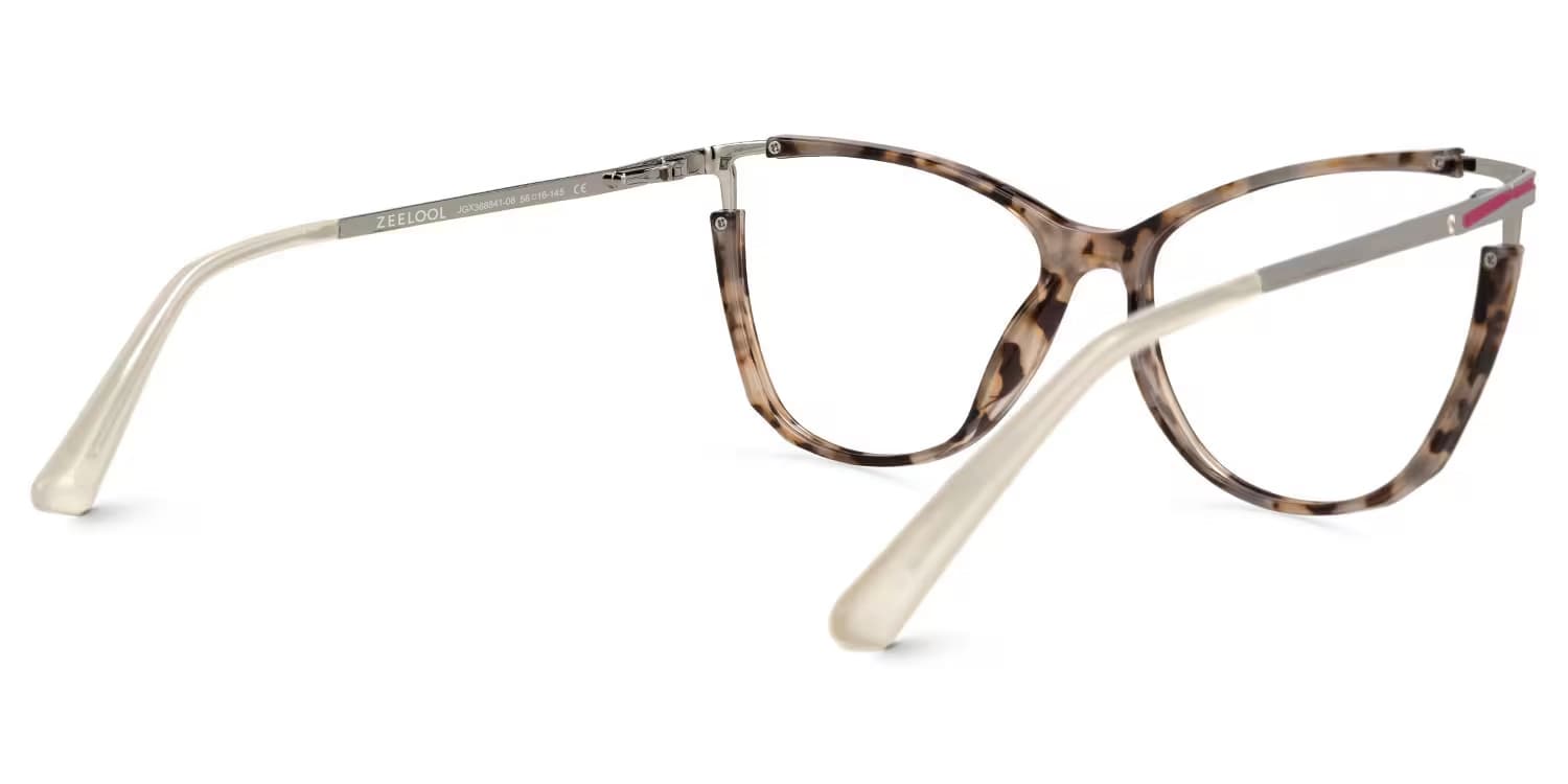 Yomary Cateye Tortoise Eyeglasses and Thin Frames3