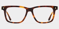 Travis Rectangle Tortoise Glasses1