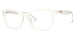 Angelee Butterfly White Glasses1
