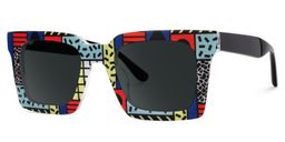 Kevin Square Multicolor Glasses1