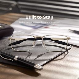 Scout Gold Rectangle Glasses0