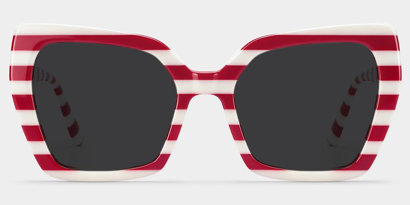 Pavia Red Butterfly Sunglasses