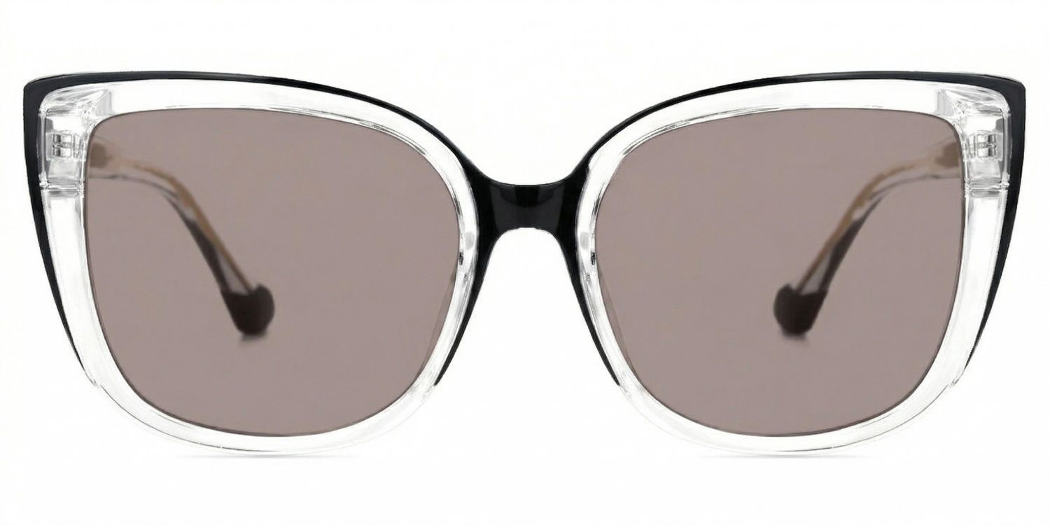Fenn Clear Cat Eye Sunglasses to Frame Your Face | ZEELOOL