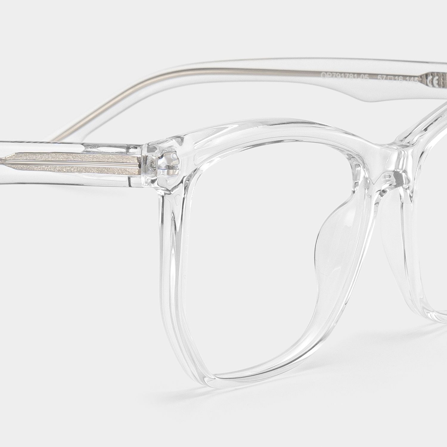 Libby Geometric Clear Eyeglass Frames for Women and Men | ZEELOOL4