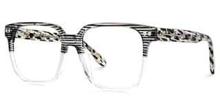 Laidlow Square Black Crystal Glasses2