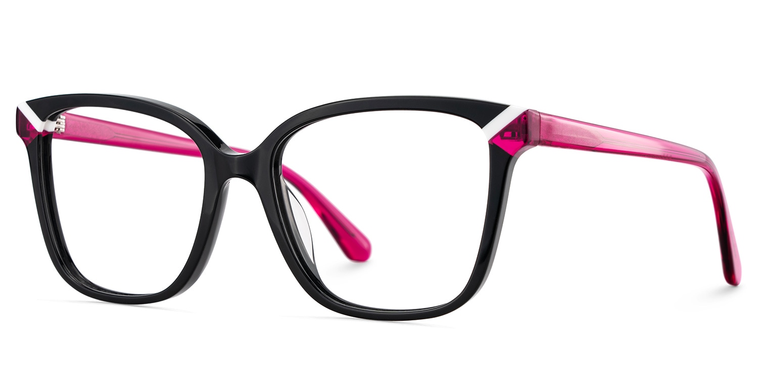 Nolan Square Black Glasses4