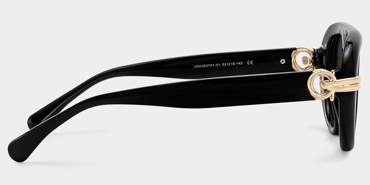 Buy Aveline Black Aviator Thin Frame Glasses Online | ZEELOOL3