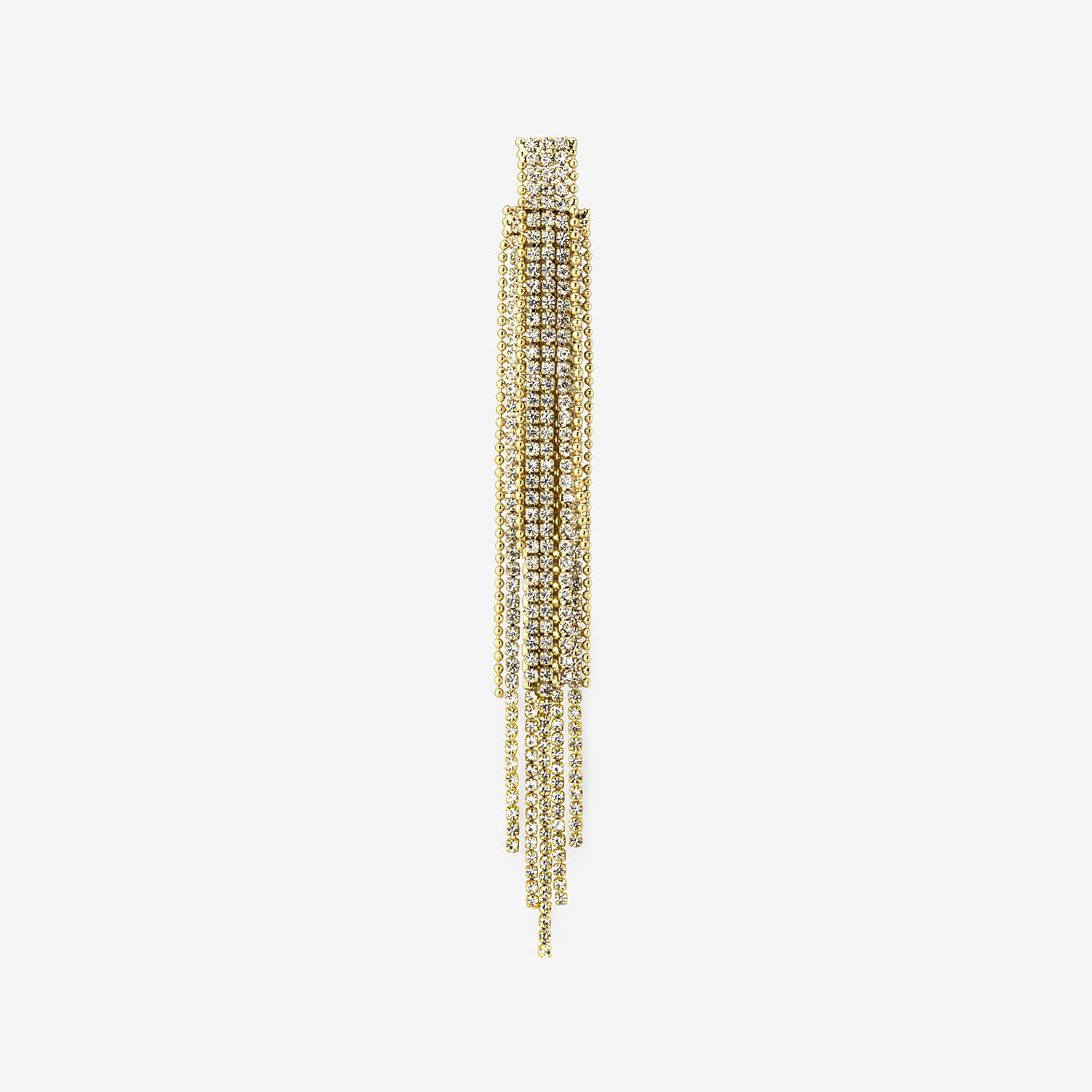 Stylish Tassel Gold Silver Needle Earrings2