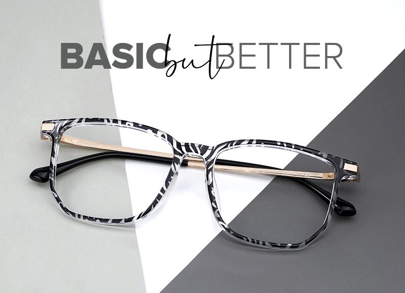 Fezell Black Thin Frame Eyeglasses | Zeelool Optical4