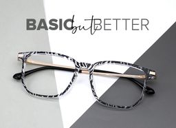 Fezell Black-White Rectangle Glasses4