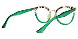 Laraine Cat Eye Two-Tone Glasses3