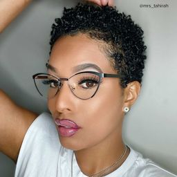 Sydney Cat Eye Black Glasses6