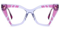 Vella Butterfly Purple Glasses0