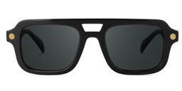 Ismail Aviator Black Glasses0