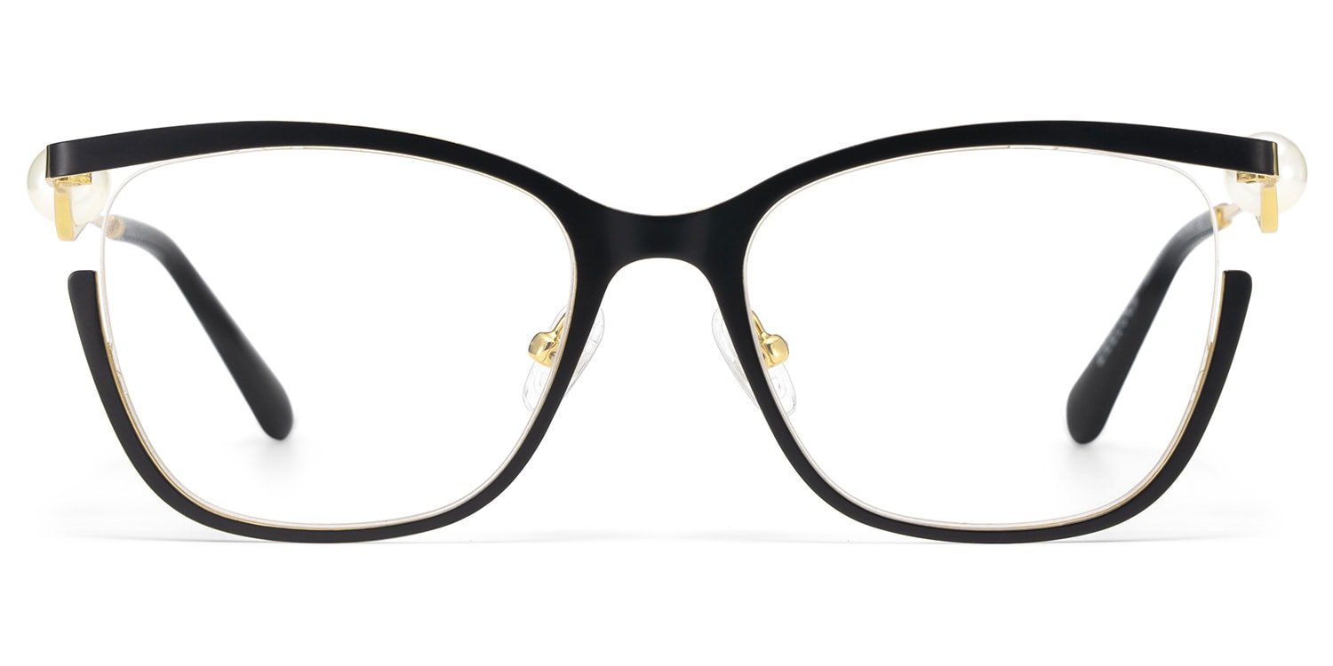 Aria Butterfly Black Glasses