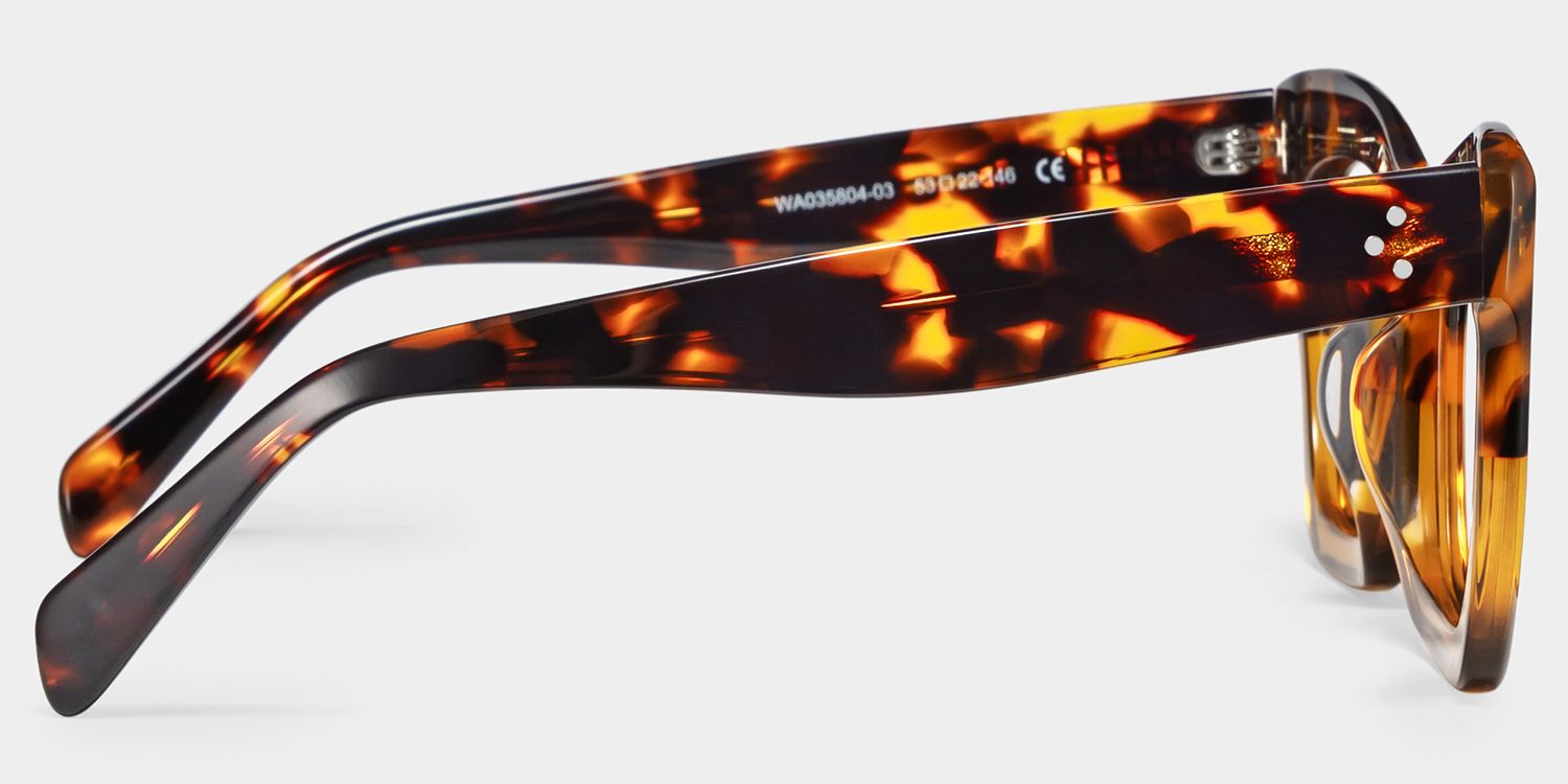 Benitez Square Tortoise Frame Glasses | Zeelool Optical3