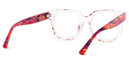 Jett Square Red Crystal Glasses5