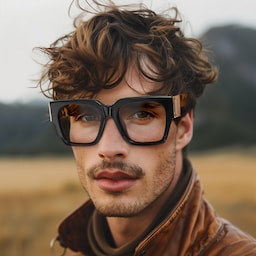 Dedee Square Black Glasses4