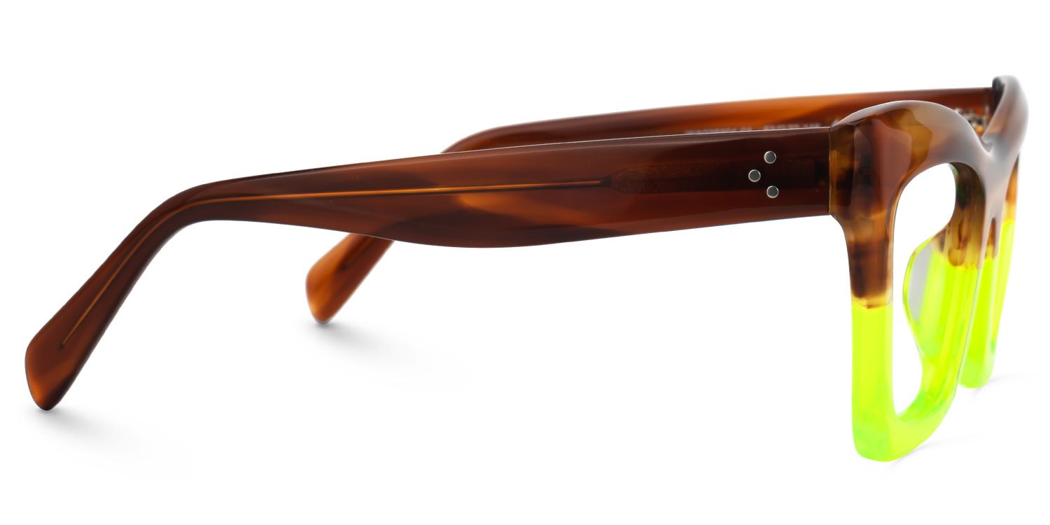 Benitez Square Green Frame Glasses | Zeelool Optical2